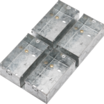 47mm Galvanised Steel Box forCombination Multimedia Plate