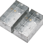 47mm Galvanised Steel Box for Small Combination Multimedia Plate