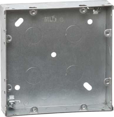 6-8G 35mm galvanised steel box 6-8G 35mm galvanised steel box