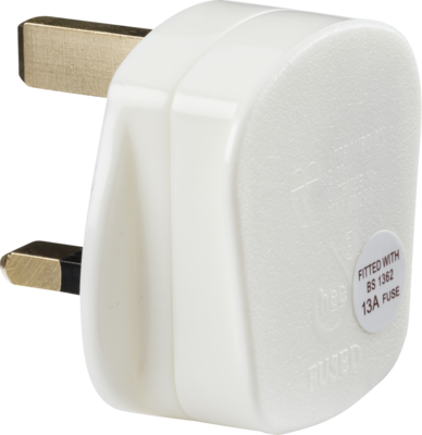13A Rough Use Plug Top (Quick fix) - White 13A Rough Use Plug Top (Quick fix) - White