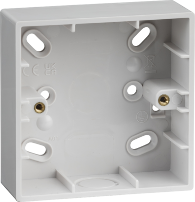 29mm PVC Single Back Box 29mm PVC Single Back Box