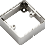 1G Surface Box - Brushed Chrome effect