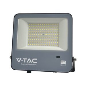 VT-44103 100W PHOTOCELL SENSOR FLOODLIGHT-SAMSUNG CHIP 1M WIRE 4000K BLACK BODY 135LM/W