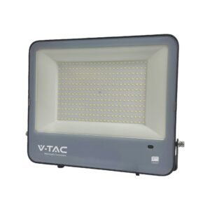VT-44153 150W PHOTOCELL SENSOR FLOODLIGHT-SAMSUNG CHIP 1M WIRE 6500K BLACK BODY 135LM/W